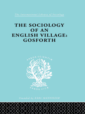 cover image of The Sociology of an English Village